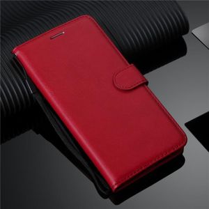 HOUSSE - ÉTUI Rouge Pour LG G8X ThinQ-Étui portefeuille en cuir 