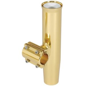 OUTILLAGE PÊCHE Lee's Clamp-On Rod Holder - Gold Aluminum - Horizontal Mount - Fits 1.050