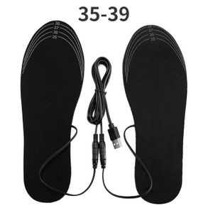 Semelle intérieure chauffante rechargeable USB pour homme et femme taille  40-44 pour la chasse hivernale, le ski, la randonnée Noir - Cdiscount  Chaussures