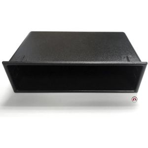 Boîte De Rangement 1 DIN Pour Tableau De Bord Voiture - Compatible Poche DIN, En ABS Noir, Organisation Pratique