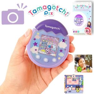 ANIMAL VIRTUEL Tamagotchi PIX - BANDAI - Modèle Violet - Ecran couleur - Pour enfant