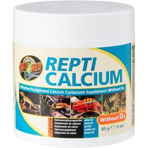 COMPLÉMENT ALIMENTAIRE Repti Calcium Sans D3 Complément Pour Reptile 85 G[n61]