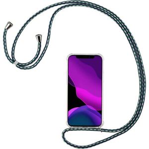 Tour de Cou Lanière en Corde Housse en Silicone avec Collier Transparent Lanyard Case Réglable Téléphone Portable XCYYOO Collier pour Huawei Mate 10 Lite Coque,étui de téléphone avec Cordon 
