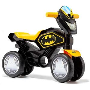MOTO - SCOOTER Trotteur moto pour enfants - MOLTO - My 1st Molto Cross Batman - Noir - 4 roues - A pédales