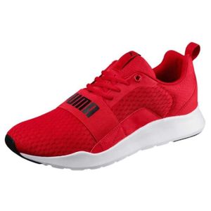 puma chaussure homme rouge