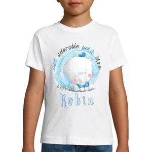 T-SHIRT Robin | T-Shirt Enfant pour Jeune garçon de 4 à 8 