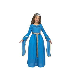 Déguisement princesse médiévale velours rose fille - Taille: XL 12 - 14 ans  (155 cm)