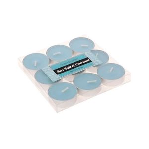 Shearer Candles Bougie dans Une bo/îte en INOX Senteur Vanille et Coco Argent/é 7,5 x 7,2 cm