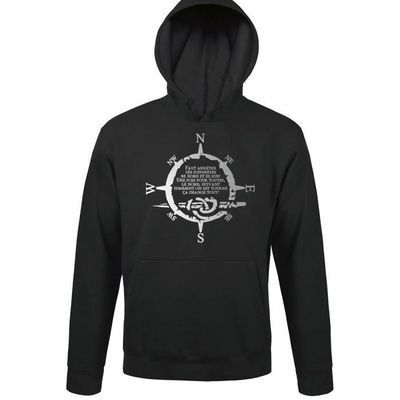 Sweat A Capuche Nord Sud Faut Arreter Ces Conneries Citation Humoristique Kaamelott Pour Les Fans De Perceval Cadeau Ideal Noir Cdiscount Pret A Porter