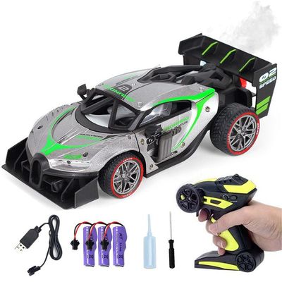 Dinosaure Voiture Telecommandé Enfant, Monster Trucks Télécommandés Rotation à 360° avec Spray, LED et Sons, 2.4GHz RC Voiture Jouet Cadeau Garçon 3-7 Ans (Rouge Dinosaure Voiture Telecommandé Enfant, Monster Trucks Télécommandés Rotation à 360° avec Spray, LED et Sons, 2.4GHz RC Voiture Jouet Cadeau Garçon 3-7 Ans (Rouge