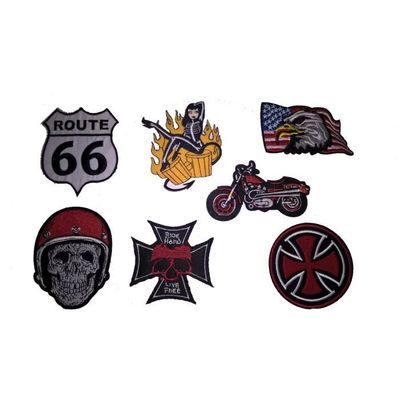Cafe Racer Moto Brodé Fer Sur Couture Sur Patch Badge Pour Vêtements - France