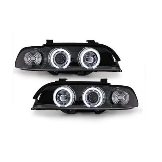 2 Phares Avant Angel Eyes CCFL Pour BMW Série 3 E46 Berline Phase 2 (2001-2005) - Neufs Eagle Eyes