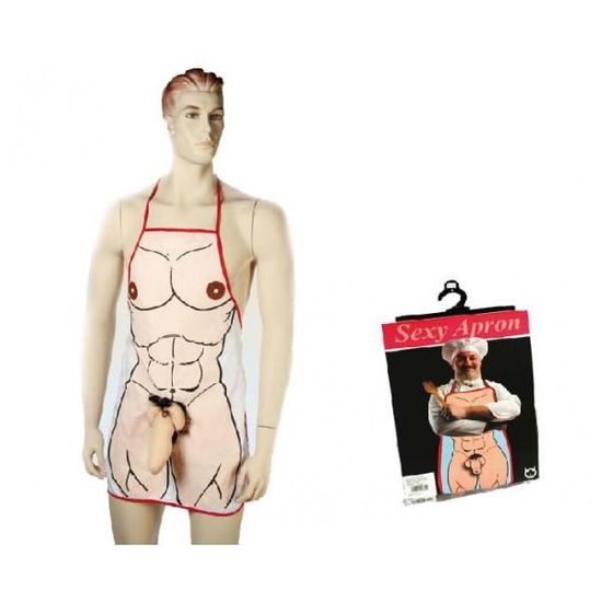 Tablier de cuisine pour homme avec pénis 3D - Zizi, drôle, sexy - Homme nue  deguisement Humour - Cdiscount Maison