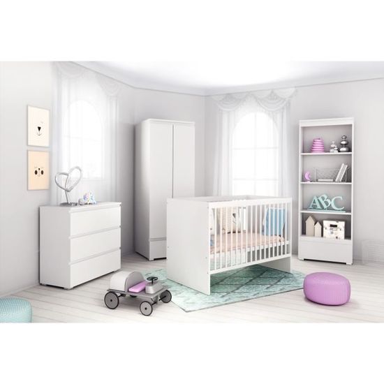 Chambre Bebe Neo 01 4 Elements Lit Bebe 1x60 Cm Avec Matelas Commode Penderie 2 Portes Etagere Fabrication Europeenne Cdiscount Puericulture Eveil Bebe Chambre Bebe Neo 01 4 Elements Lit Bebe 1x60 Cm Avec Matelas Commode Penderie 2 Portes Etagere Fabrication Europeenne Cdiscount Puericulture Eveil Bebe