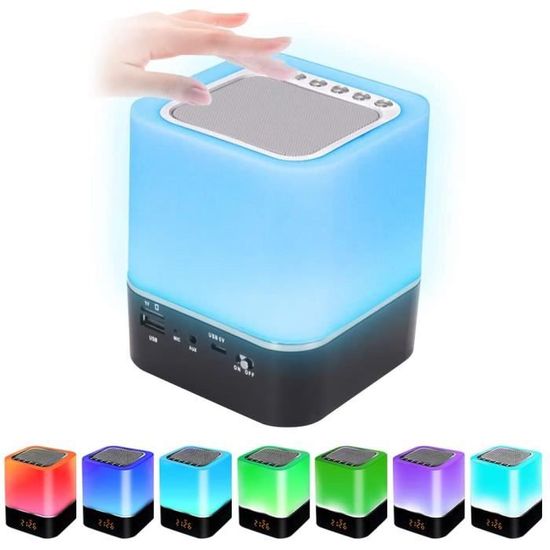 Lampe De Chevet Simulateur D'aube Dreamegg - 20 Niveaux Luminosité, 25 Sons Apaisants, Réveil Progressif, Charge USB - Pour Mieux Dormir Et Se Réveiller Naturellement