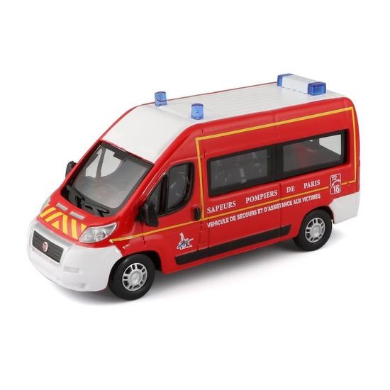 Voiture miniature - BBURAGO - Fiat Ducato Sapeurs Pompiers de