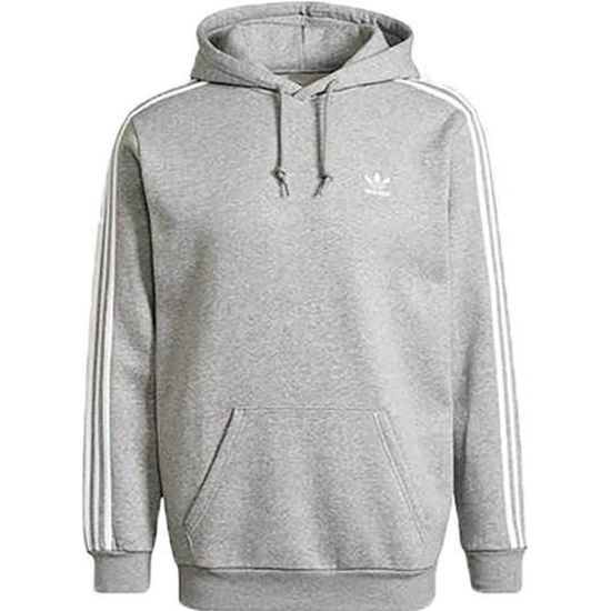 Sweat a capuche ADIDAS 3 bandes pour homme Gris H06675 Grigio Cdiscount Pret a Porter