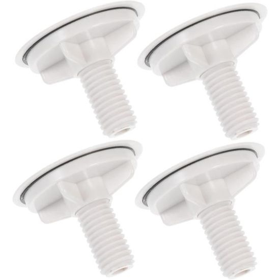 Bouchons Décoratifs Pour Tubes Ovales 40x20 Mm - Lot De 4, Noir - Pour épaisseur De Paroi 1,5-2 Mm