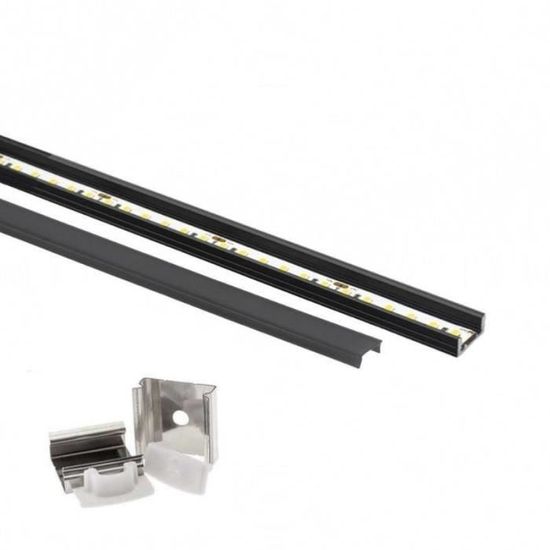 Ruban LED connecté noir dimmable 2m Smart LED Stripe compatible avec   Alexa Echo Dot 