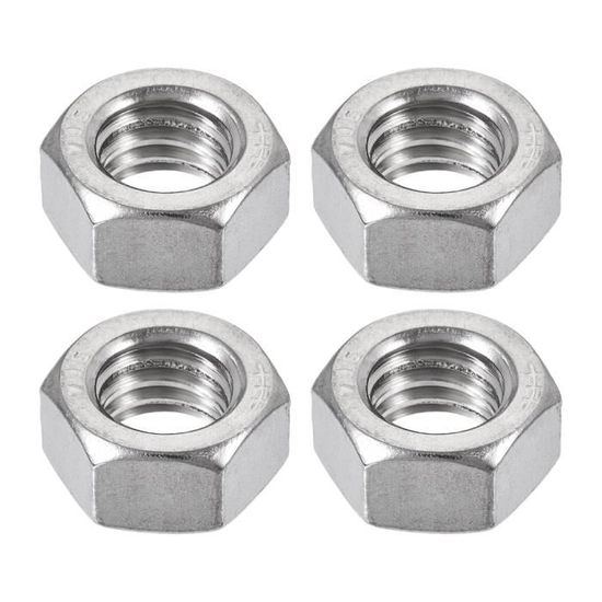 Écrou Hexagonal 10AN En Aluminium Anodisé Noir - Filetage Femelle 3/4-16, Pour Raccords Gaz/air/fluide - Lot De 1