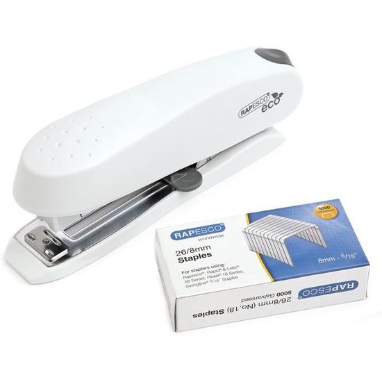 Rapesco 1056 ECO Beluga Grapadora etálica de Tenaza, Capacidad hasta Rapesco 1056 ECO Beluga Grapadora etálica de Tenaza, Capacidad hasta