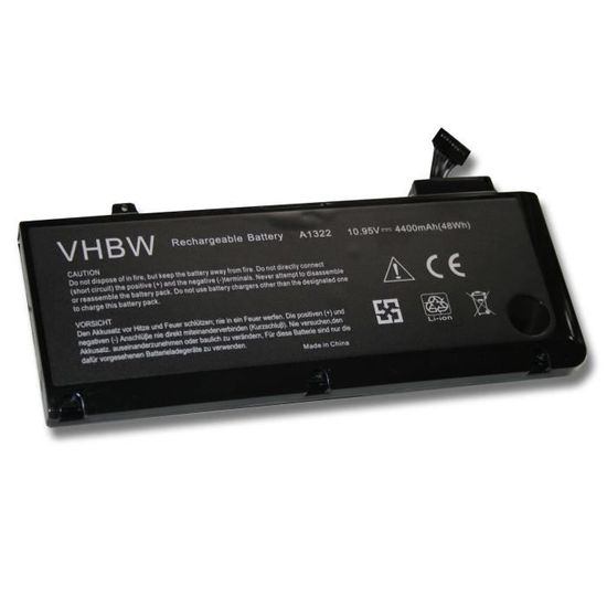 Batterie Li-ION 4400mAh 10.8V Pour PC Portable ASUS Eee PC 1215B, 1215N - Remplace A32-1015, A31-1015, Etc. - Marque Vhbw - 5