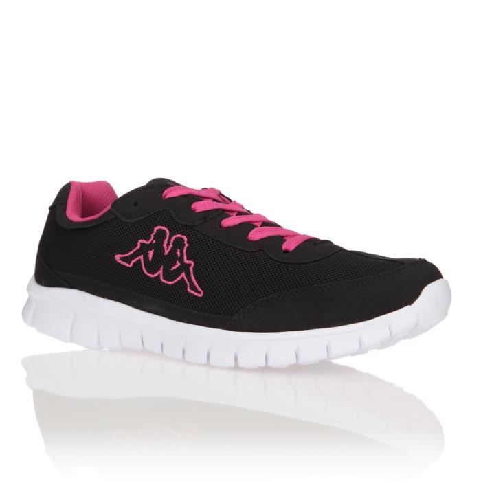 KAPPA Chaussures Sportswear Rocket Femme Noir et rose Cdiscount Chaussures