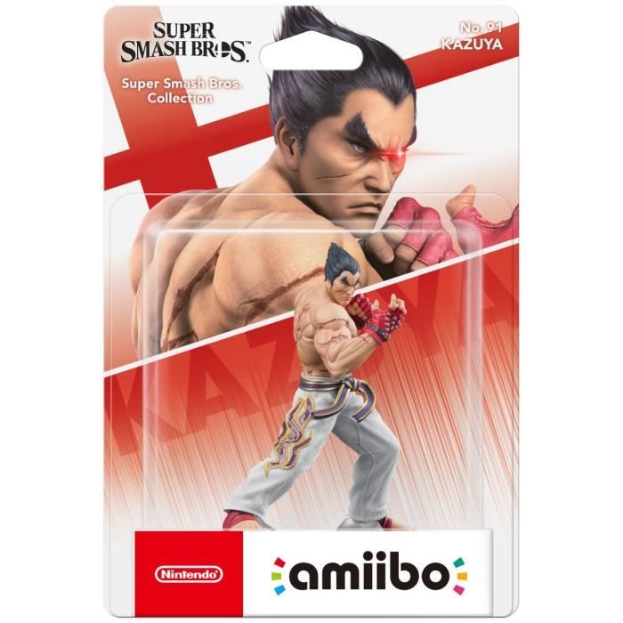 Figurine Amiibo Kazuya N°91 • Collection Super Smash Bros.
