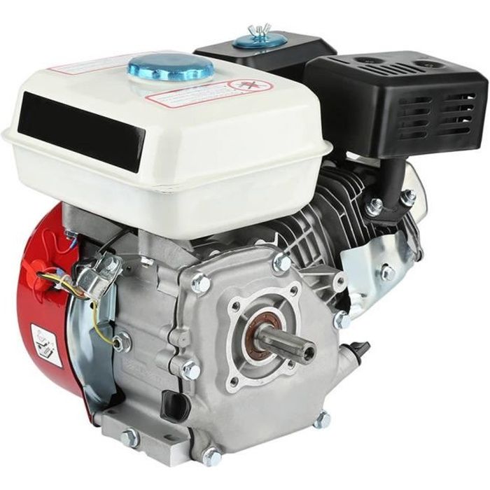 Moteur à Essence 7.5 CV - 212cc - 4 Temps - Refroidissement Par Air - Pour Motoculteur, Pompe, Générateur
