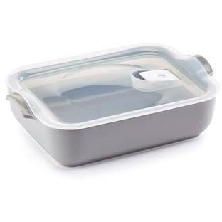 ESPRIT DE CUISINE Plat rectangle hermétique - 32cm - Couleur Gris foncé - Fabriqué en France