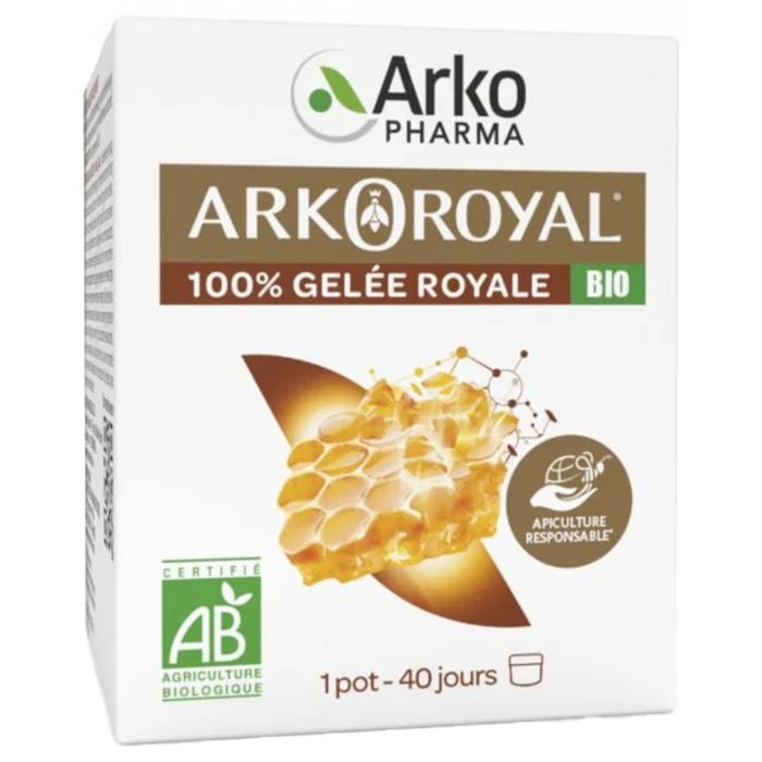 Arkopharma Arkoroyal Trésors de la Ruche Gelée Royale Bio 40g