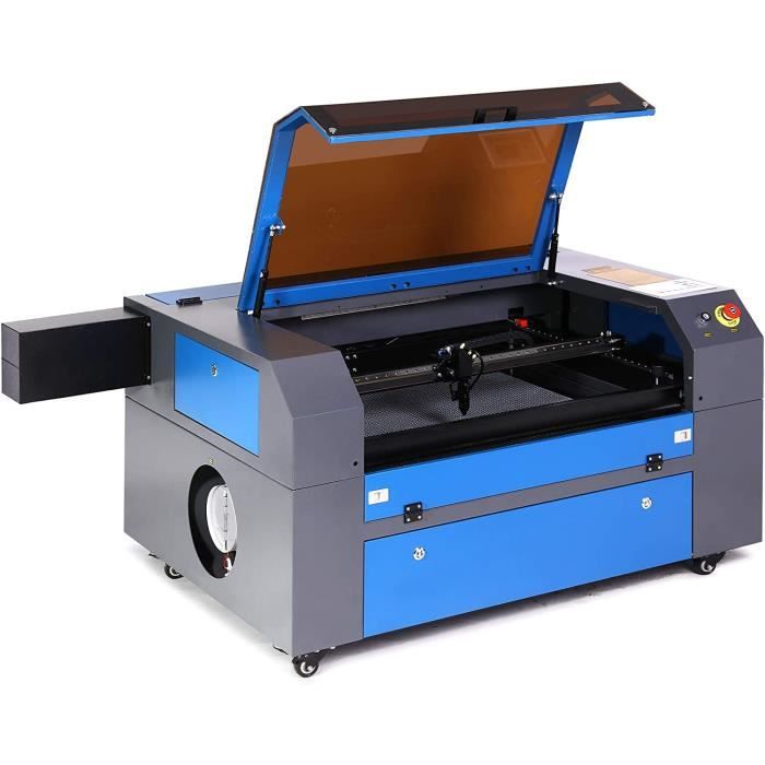 Machine de Gravure de Laser CO2, 80W 500x700mm Machine de Laser à Haute Vitesse de Port USB 2,0 pour DIY Sculpture Ouvrage du Bois,