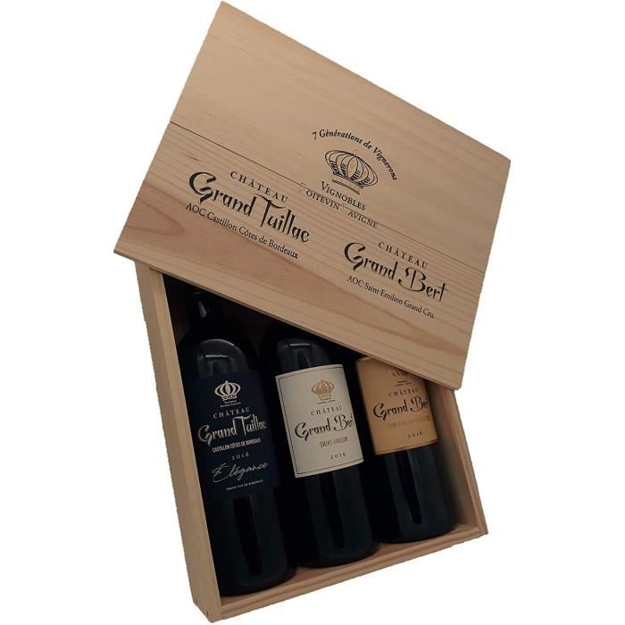 Coffret Découverte 3 Bouteilles - Saint Emilion Grand Cru & Castillon Côtes de Bordeaux