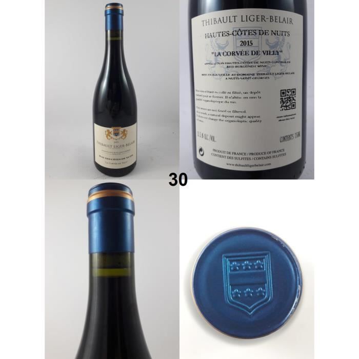 Hautes-Côtes de Nuits - La Corvée de Villy - Liger-Belair 2015 - N° : 30, Bourgogne, Rouge