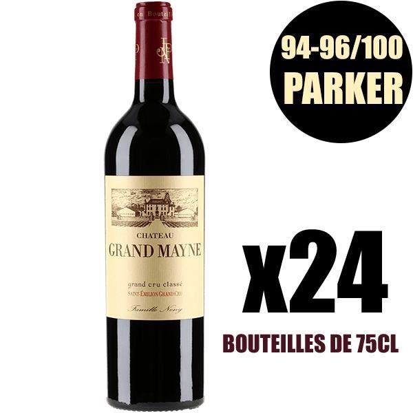 X24 Château Grand-Mayne 2016 75 cl AOC Saint-Émilion Grand Cru Classé Vin Rouge