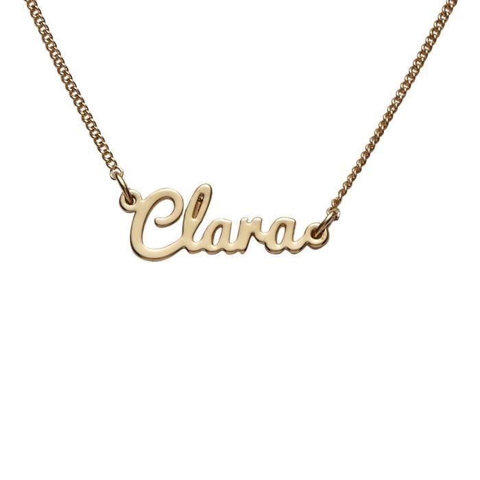 Bracelet dore prenom Clara