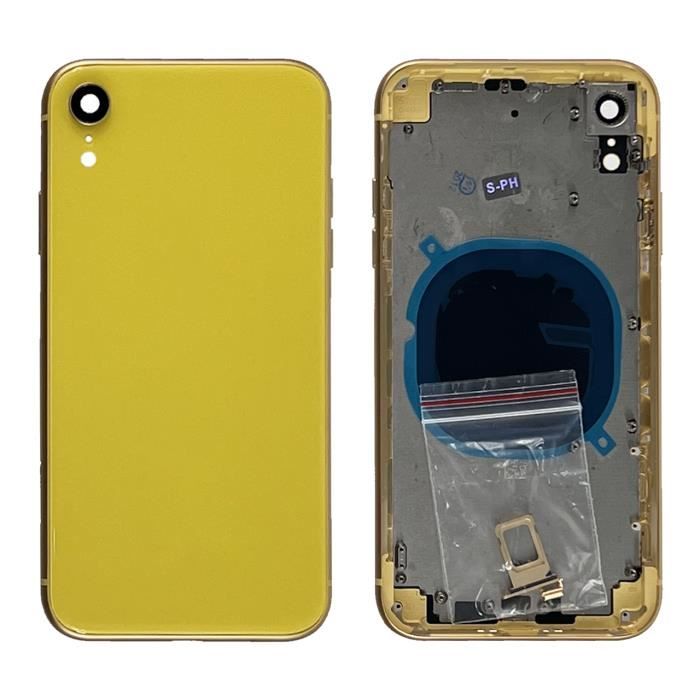 Châssis Arrière Nu Apple iPhone Xr Jaune