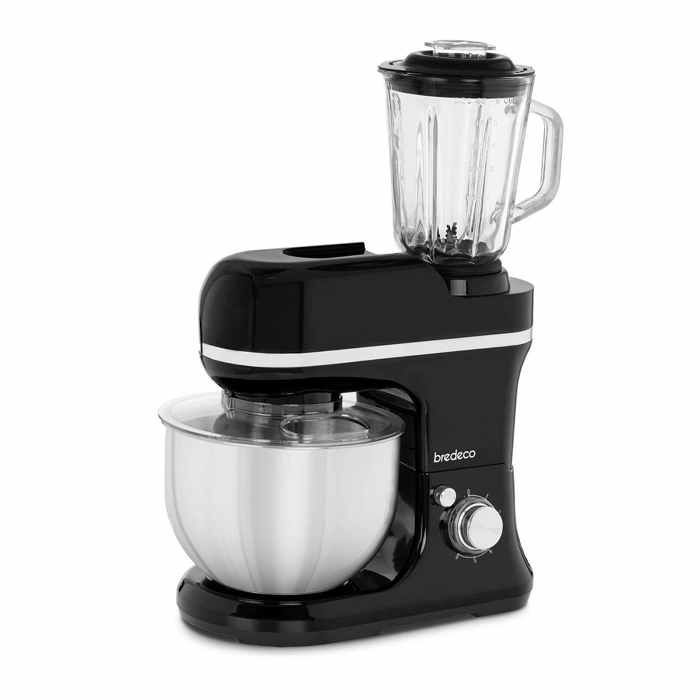 Robot Ménager Cuisine Multifonction Pâtissier Avec Pétrin Blendeur 1200W 5L+15L