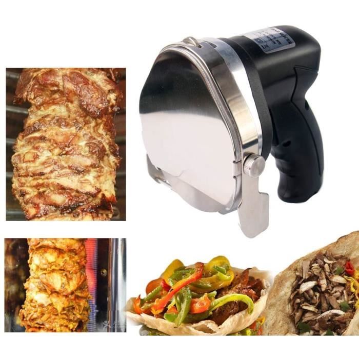 TRUSTME Machine Kebab Couteau à Kebab électrique 220V Doner Couteau Kebab Slicer 3000RPM Pour kebab Machine
