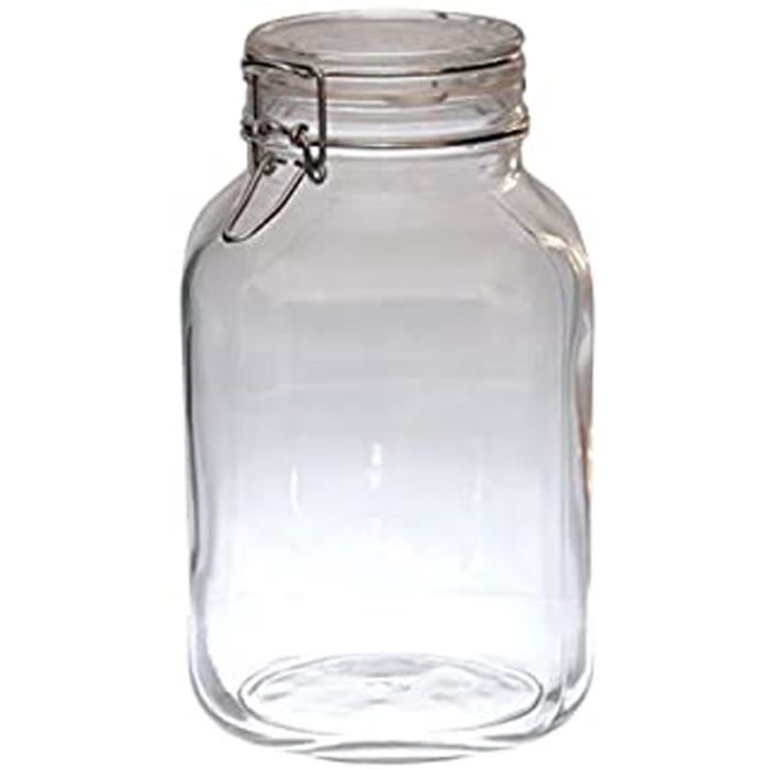 Qc Bocaux De Conservation 203444#, Avec Fermeture Par Étrier, Original Fido, 3 L