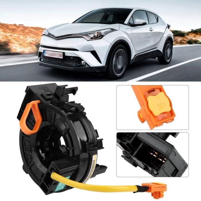 84306-02200 84306-12100 02190-0N010 Ressort d'horloge de câble en spirale pour Toyota corolla 2006-2012,Noir -PAI