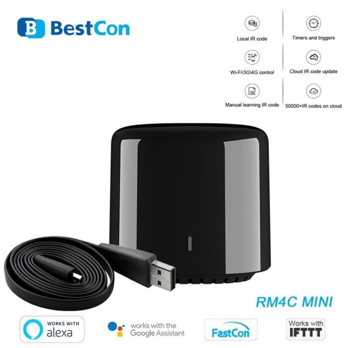 Contrôleur sans fil WiFi - IR - 4G domotique intelligent pour Broadlink RM4C Mini HOT-Z518