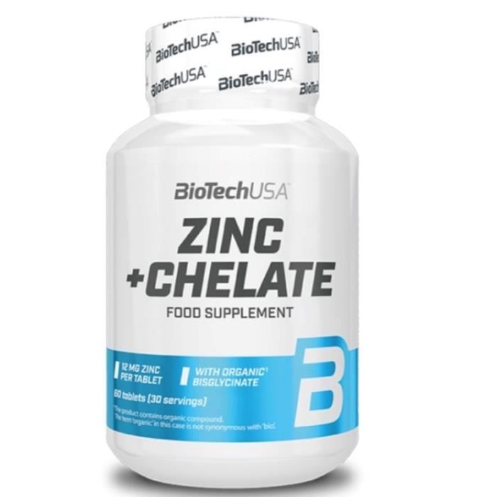 ZINC +CHELATE FOOD SUPPLEMENT