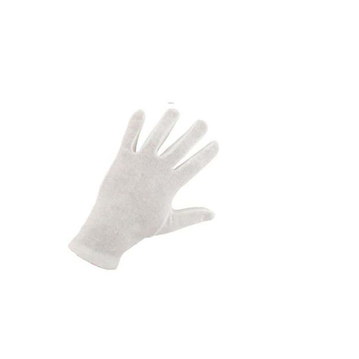 Pack de 10 paires de gants coton blanc Taille XL/10 EP 4150