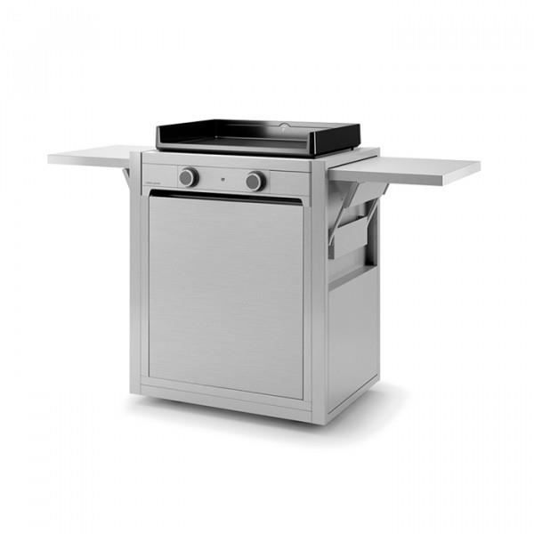 Pack Plancha électrique Forge Adour MODERN 60 Inox + Chariot