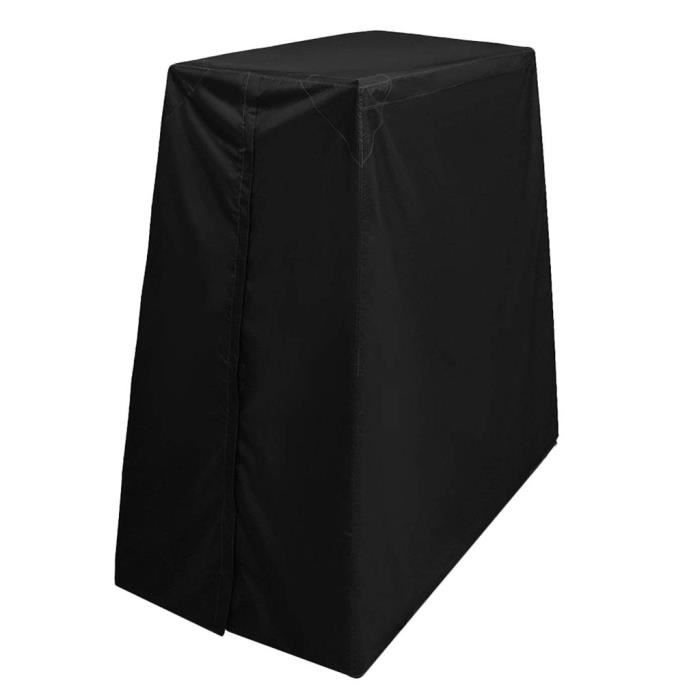 Couverture De Table de Tennis Housse Protection UV Extérieure Intérieur Noir CUTICATE