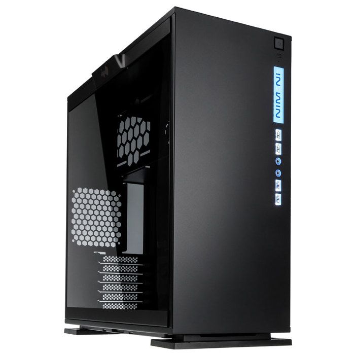 IN WIN 303 - Tour midi - ATX - pas d'alimentation (ATX12V- PS-2) - noir - USB-Audio