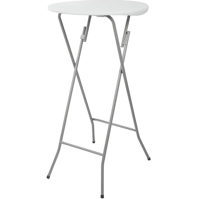 Table de bar pliable 60cm diamètre du plateau