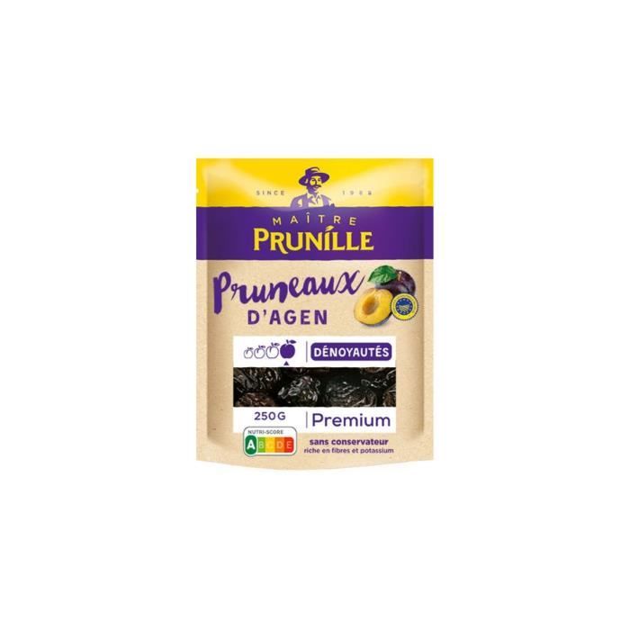 Pruneaux d'agen dénoyautés Maitre Prunille - 250g