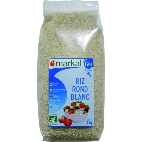Riz rond blanc Italie, 1kg, Markal